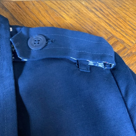 Jason Wo x Target worn by Blake Lively navy Blue double breasted trench coat XS - Picture 6 of 16